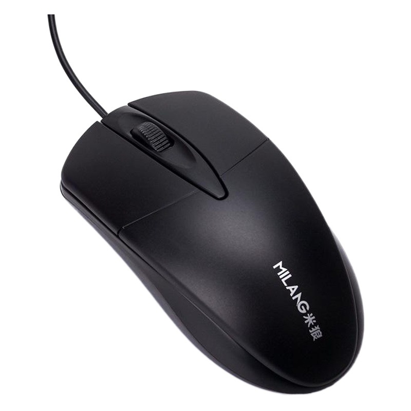 Milang M1 Business Office Optical Wired Mouse Suitable for Laptops and Desktop Computers USB Cross-Border Wholesale