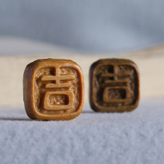 檀木彫刻吉字大吉牌diy文游仏珠アクセサリー散珠アクセサリーブレスレットペンダントネックレスペンダント