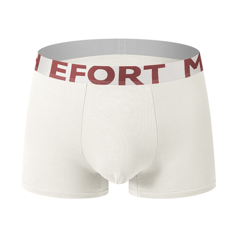 Ropa interior de hombre de algodón puro 7A Bóxer de entrepierna inferior de cordyceps antibacteriano para niños Pantalones bóxer de cintura media cómodos y transpirables para hombres lote