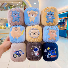 儿童袖套防脏羽绒服冬季保暖卡通套袖3-12岁环保无铅无镍动物