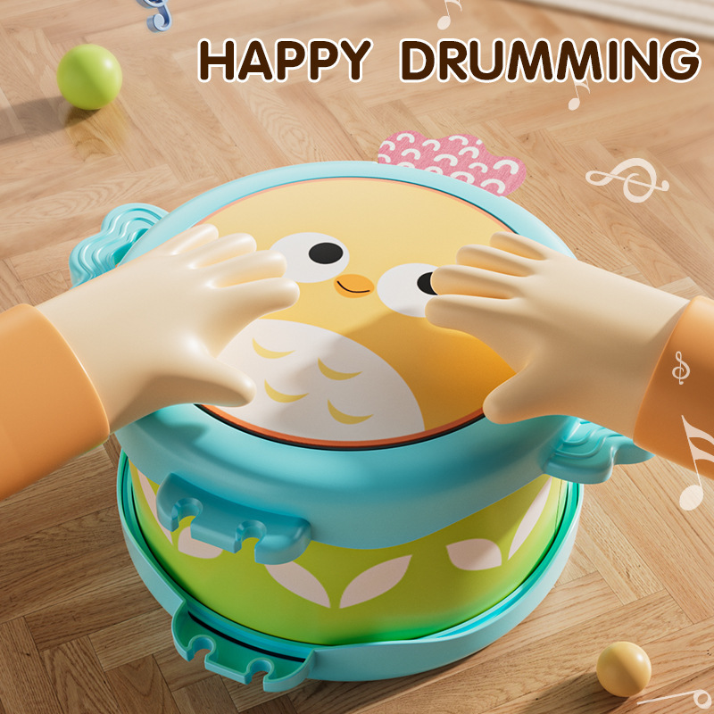 Transfronterizos bebés interiores tambores batería