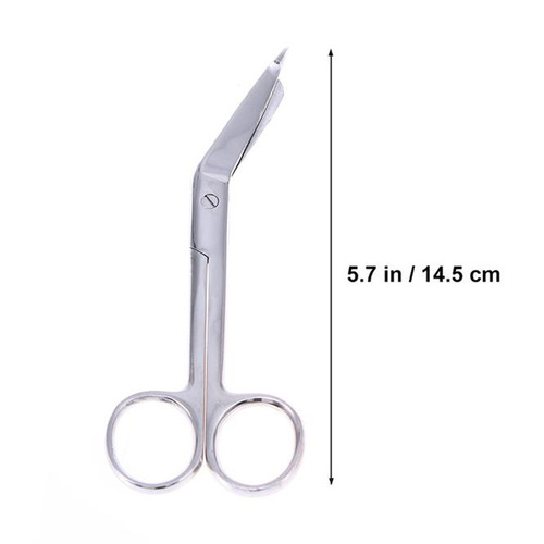 Gauze scissors stainless steel 14cm 16cm 18cm dressing plaster bandage handle nurse cloth sample scissors