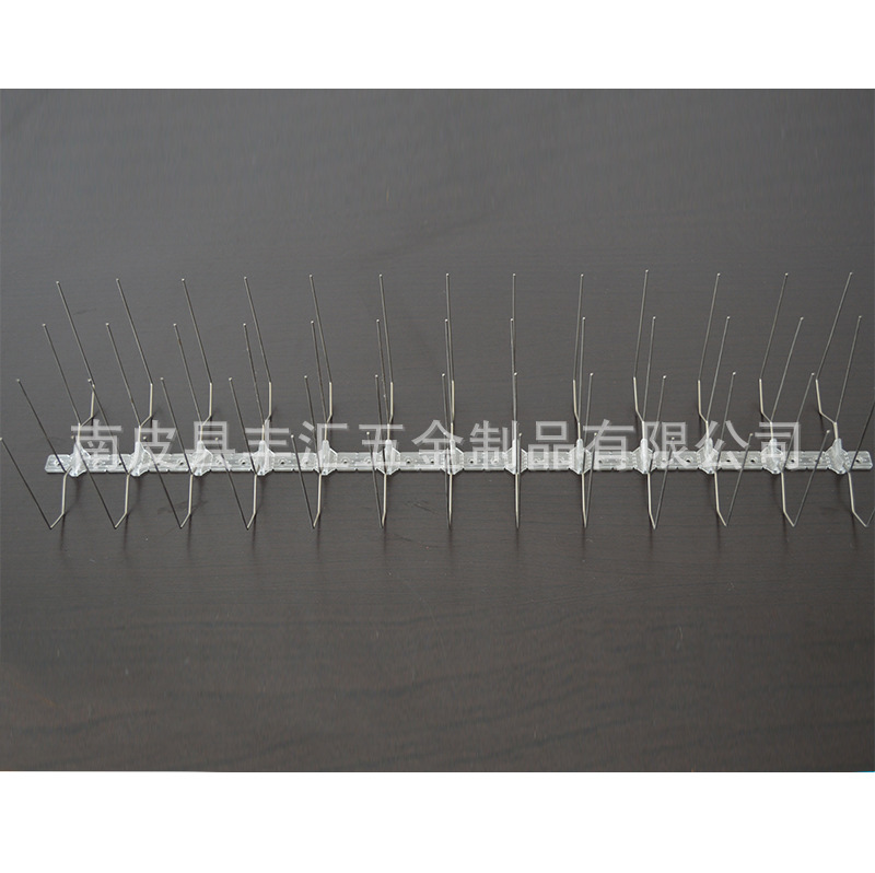 河北厂家供应塑料不锈钢鸟刺 屋檐用鸟刺 防鸟器 现货供应