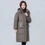 跨境中长款冬季加厚棉服