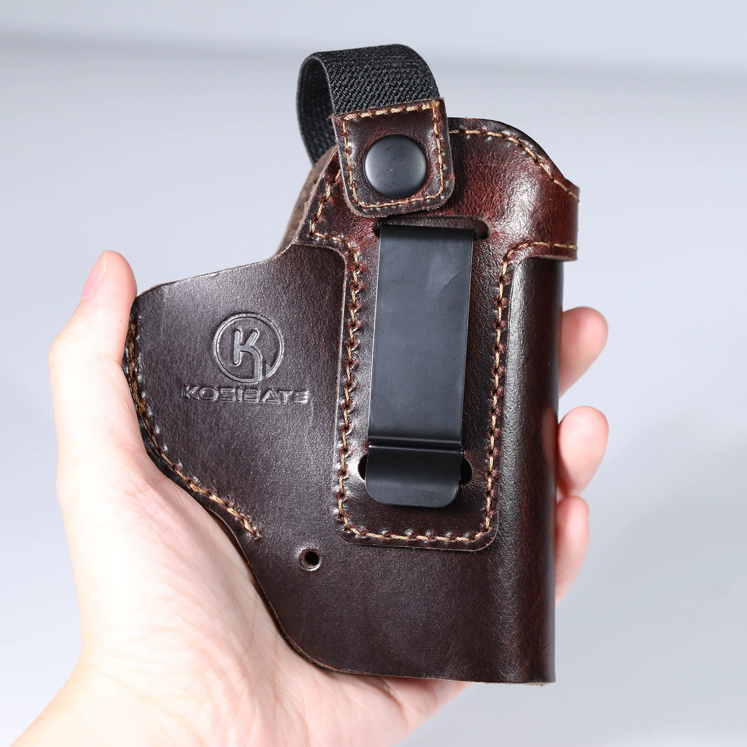 Тактический скрытый поясной кобура для быстрого извлечения, кобура для реалистичных игр CS, чехол для оружия из натуральной кожи, невидимая кобура для ношения на поясе