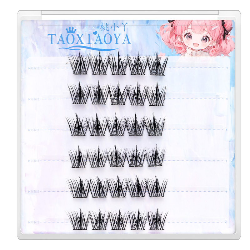 소형 6열 3부작(접착제 없음)