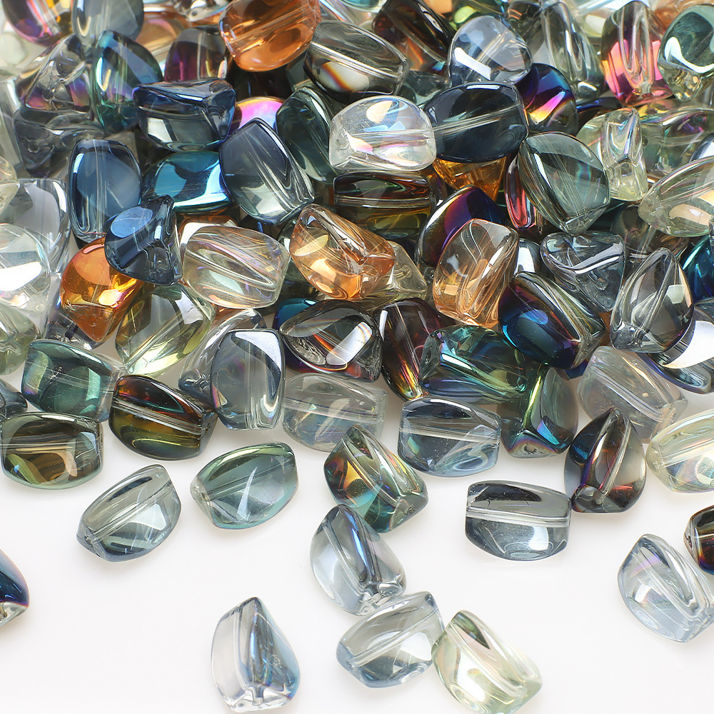 32g Weight Beads Jewelry Making Type 10 * 12mm Jewelry Making Size DIY Jewelry Accessories Classification 20 PCS/Package Quantity glass Material Irregular Pattern Plating Design Simple Style Style 20 PCS/Package 10 * 12mm Glass Irregular DIY Jewelry Accessories Beads 3