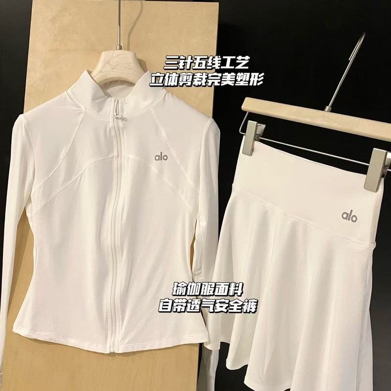 Alo コミックウエストスーツ夏の日焼け止めヨガ服速乾性ハイエンド痩身スーツスポーツメーカー卸売|undefined