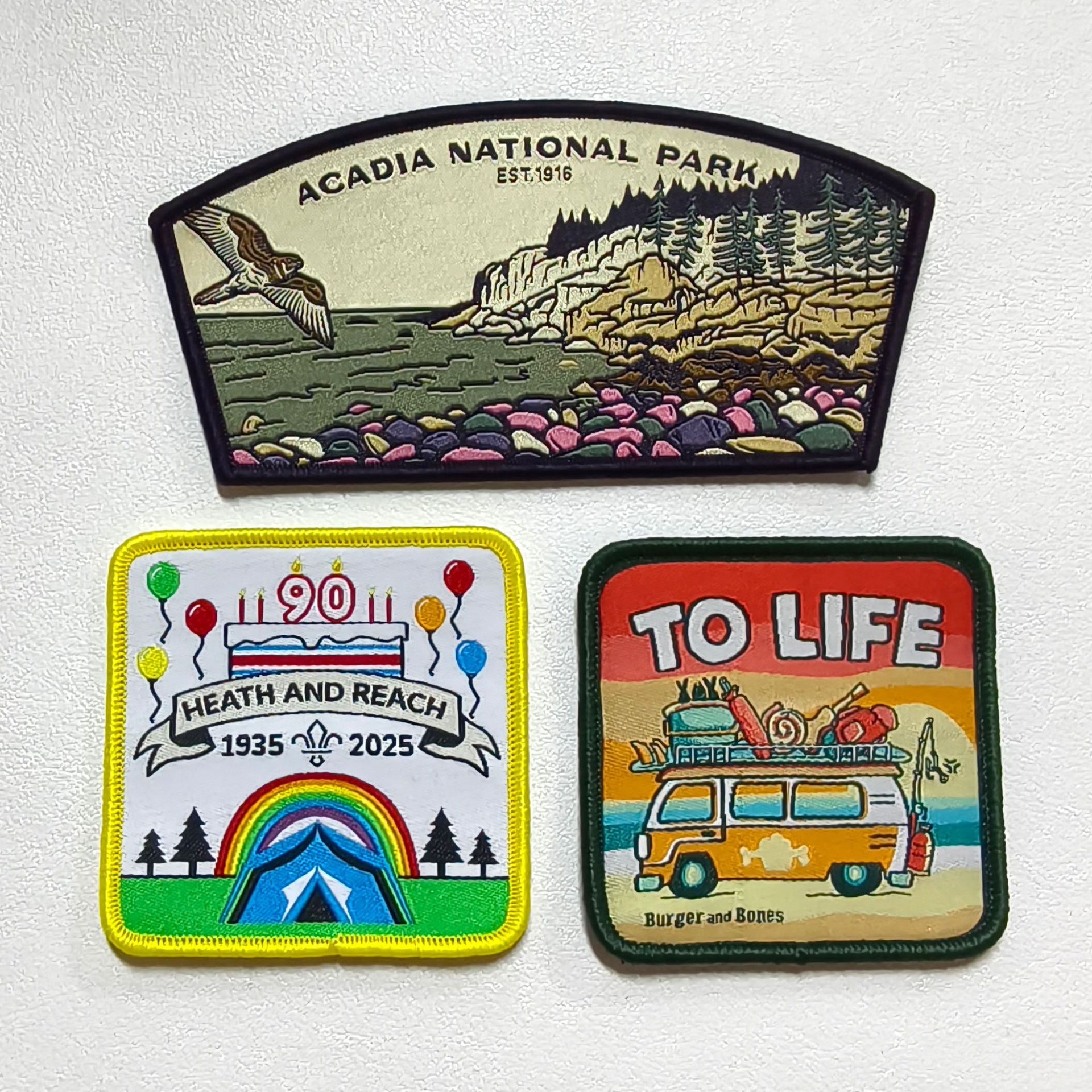 厂家直销织唛标签按需制作 高密度织唛章仔设计 织唛徽章快速打样