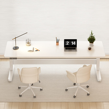 WT9P电动升降桌智能实木电脑桌家用卧室学习桌书桌可升降办公桌工