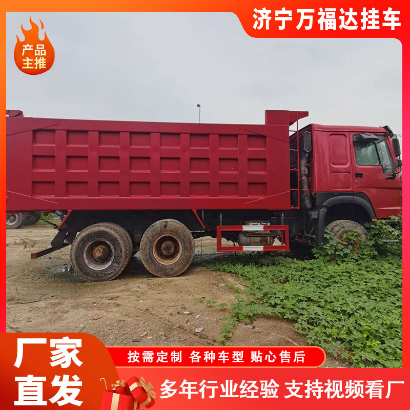 Supply 375 Horsepower Dump Garbage Truck Howo 10-Wheel Dump Truck Right Cockpit Muck Transport Truck