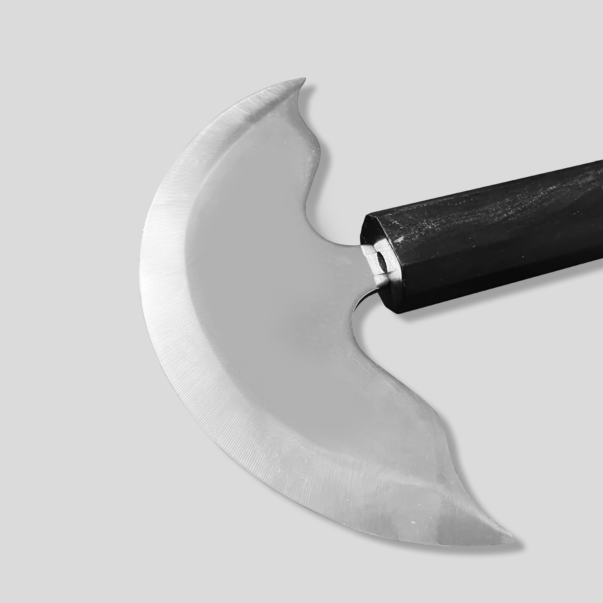 Semicírculo cuchillo de corte hecho a mano DIY cuchillo de corte de cuero herramienta de talla de cuero cuchillo de adelgazamiento cuchillo redondo cuchillo de corte semicírculo de sándalo