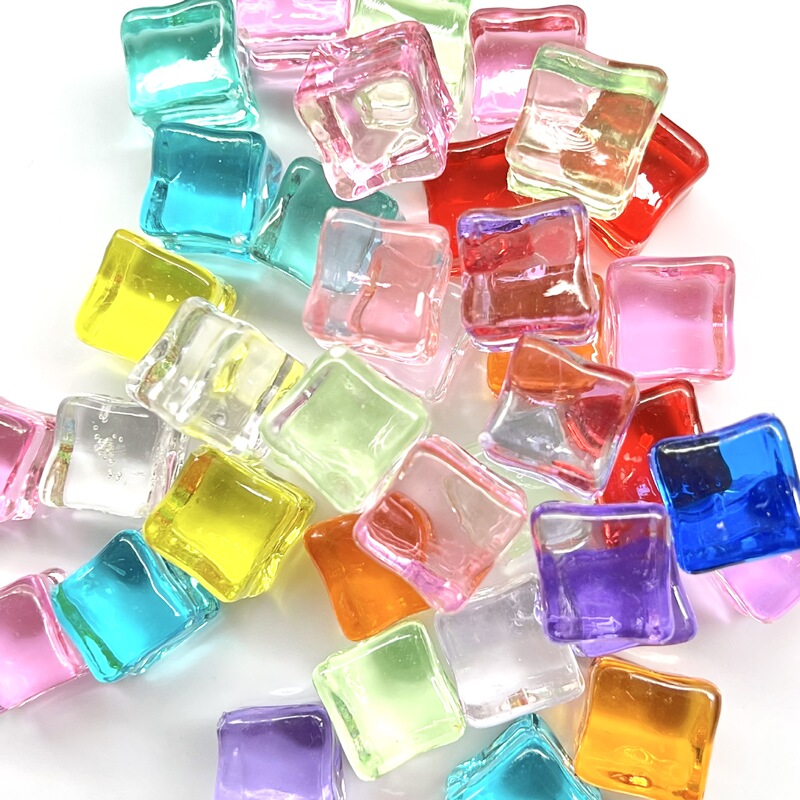 Acrylic simulation transparent Ice Cube wine bottle drink night light decoration diy cream glue handmade phone case material Acrylic simulation transparent Ice Cube wine bottle drink night light decoration diy cream glue handmade phone case material