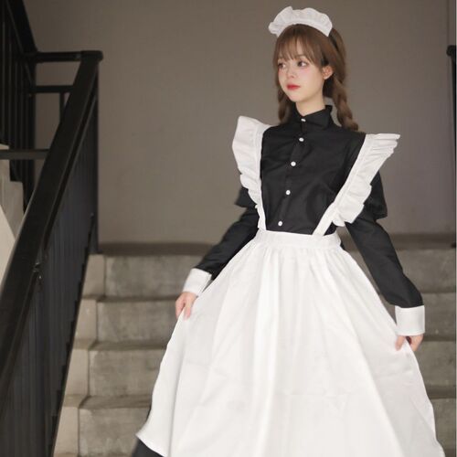 Men wear maid outfits, women dress up, cosplay costumes, cute Lolita transvestite cafe cross-dressing