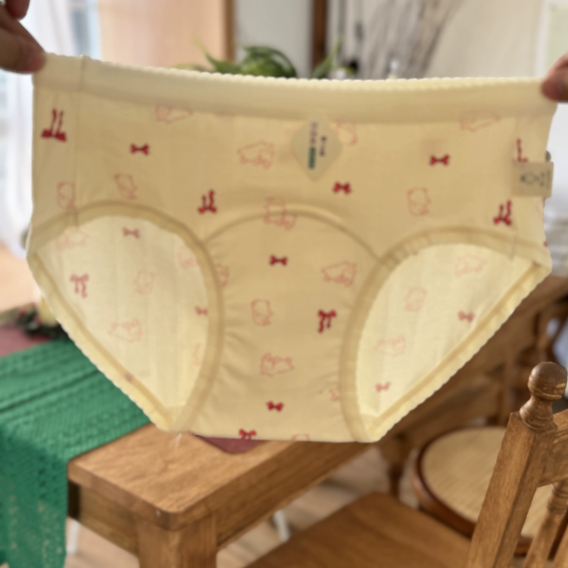 Настоящая длинная кремовая красная antibacterial rabbit, штаны, 18 см