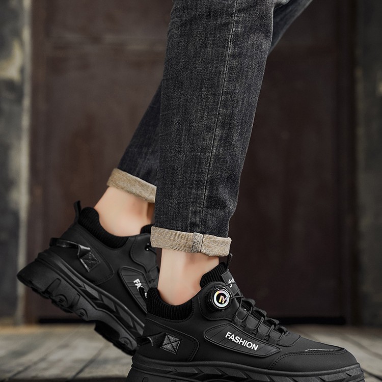 2025秋季男鞋新款高帮马丁靴男士英伦风复古厚底工装鞋休闲短靴子