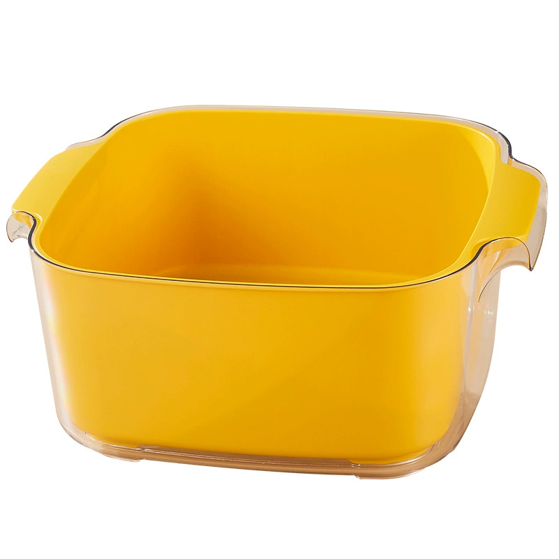 Double-layer plastic fruit drying rack for home use, basket