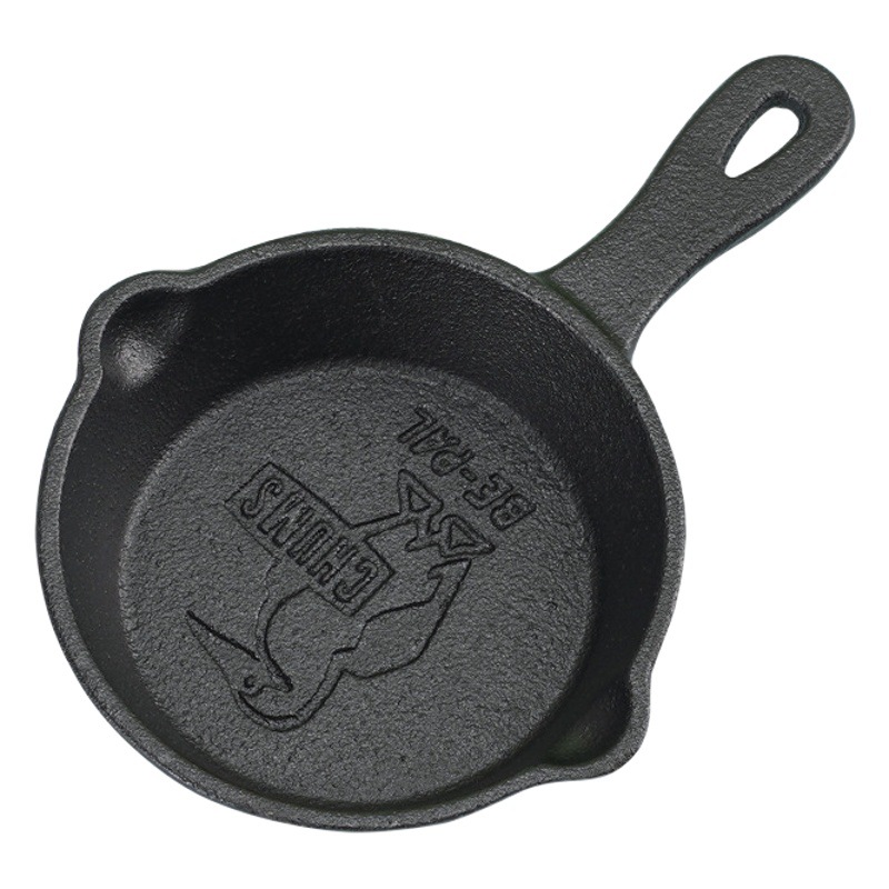 Pequeña Felicidad olla de hierro fundido pequeña olla de aceite mini olla pequeña de aceite caliente olla pequeña de tortilla de pájaro