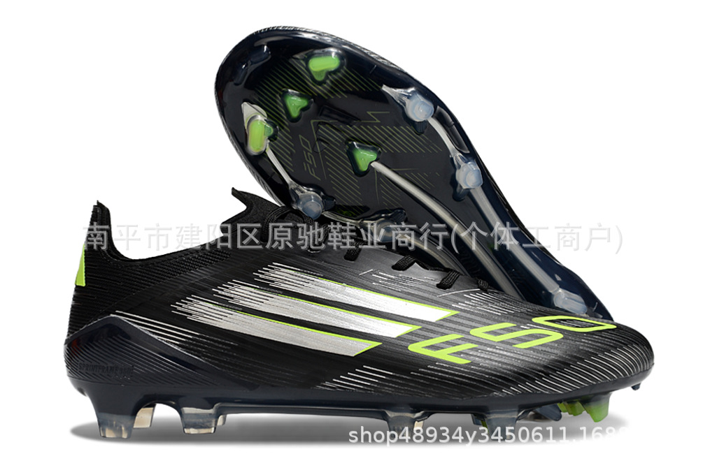 Fábrica de Putian al por mayor F50 zapatos de fútbol FG zapatos con lengua baja zapatos de fútbol hombres