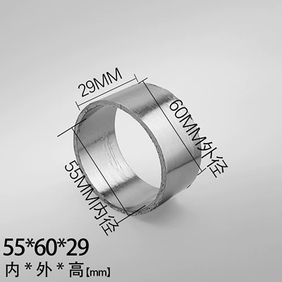 Motorcycle exhaust pipe | Gasket Graphite Pad Sealing - inner-55mmouter-60mmheight-29mm