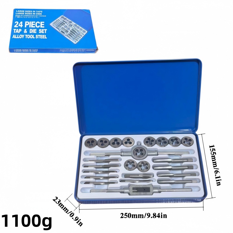 Tap die traje herramientas de hardware mano tapping llave die Twist métrica tapping set Paquete de descuento