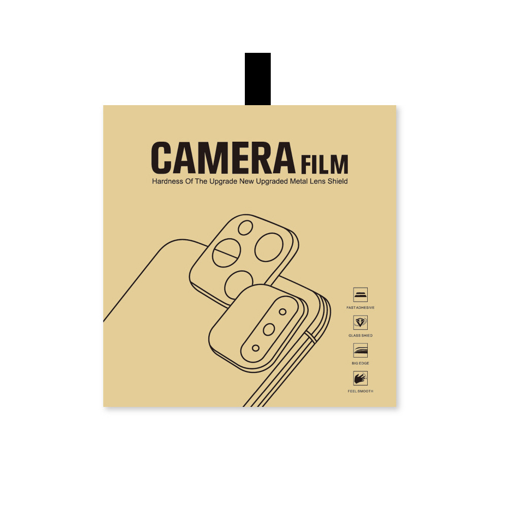 Película de la lente de embalaje de la lente del teléfono móvil película de embalaje de papel Kraft caja de embalaje de película de la lente papel Kraft papel duro en stock pelo lacio image 7