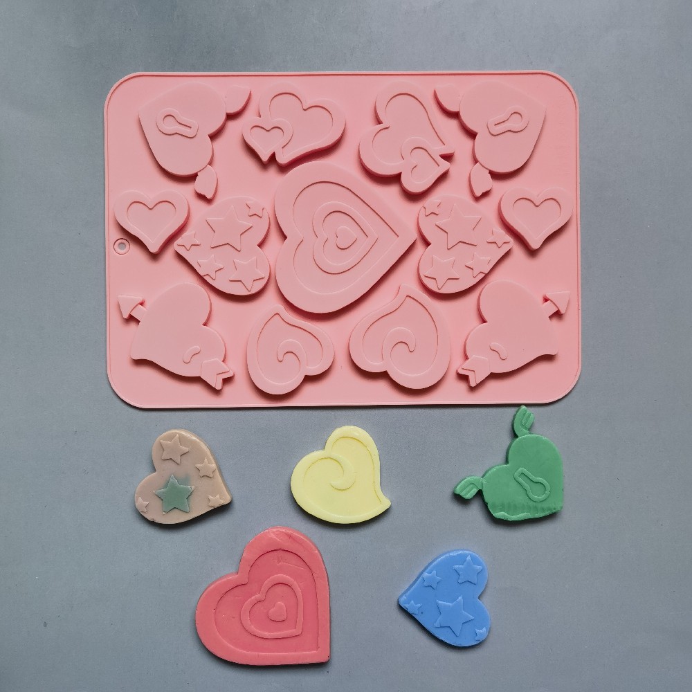 13 incluso más amor 283 molde de silicona pudín molde de postre decoración de pastel de cocina para hornear