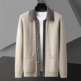 A generation agent to join foreign trade wholesale autumn cardigan sweater boys long sleeve sweater coat men's