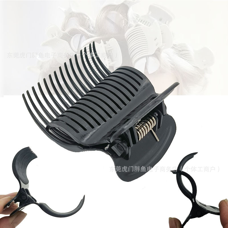 保温夹发廊专用塑料热烫陶瓷夹子数码机杠夹美发用品隔热夹