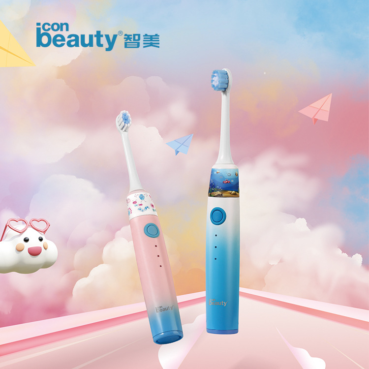 New Cartoon Children's Electric Toothbrush Automatic Sonic Music Baby Smart Deciduous Teeth Replacement Anti-Moth Soft Bristle Brush