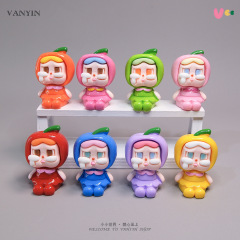 新しいスタイルのリンゴ泣き漫画かわいい樹脂装飾品 diy ジュエリーカーアクセサリー卸売 ins