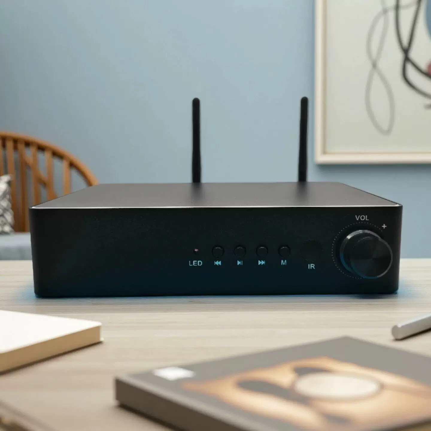 WA60智能功放一体播放器大功率蓝牙HiFi立体声家用发烧级功放机