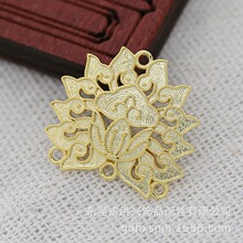 ����DIY��Ʒͭ24k��ɫ22*20MM���Ʒ�¿������������B1444