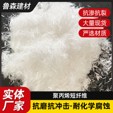 聚丙烯纤维 砂浆混凝土抗开裂工程纤维内外墙抗裂抗拉专用PP纤维