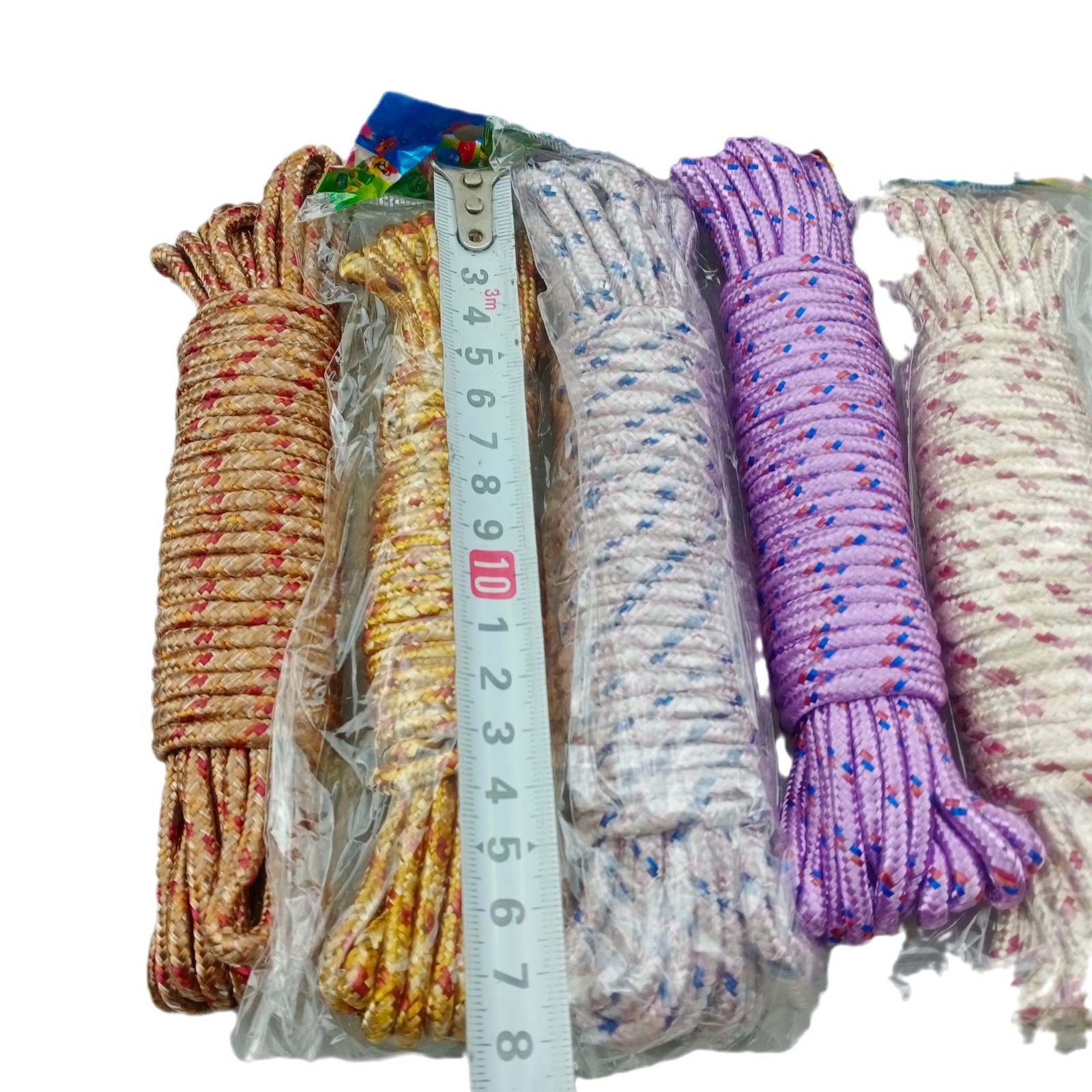 Cuerda de tendedero engrosada para comercio transfronterizo, cuerda para secar ropa, cuidado de la ropa, cesta de secado, red de secado, supermercado de dos yuanes. image 5
