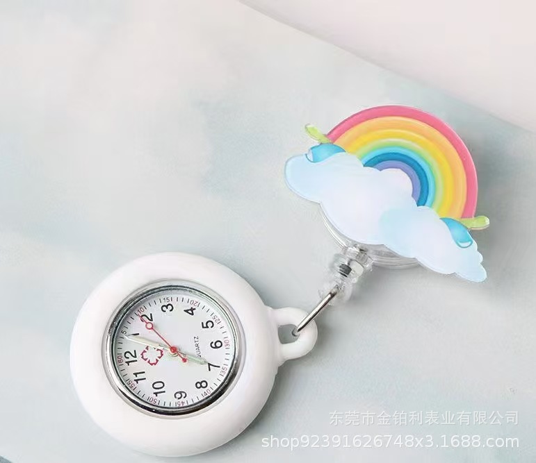 White, rainbow