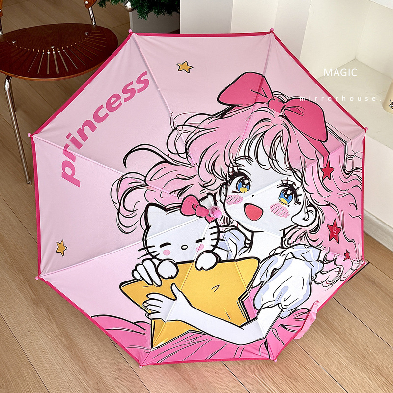 Large Children's Umbrella for Girls, Specifically for School, to Cover School Bags, Cute and Beautiful for Girls and Boys, Dinosaur Long-Handle Umbrella Large Children's Umbrella for Girls, Specifically for School, to Cover School Bags, Cute and Beautiful for Girls and Boys, Dinosaur Long-Handle Umbrella