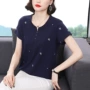 中年夏季大码妈妈t恤