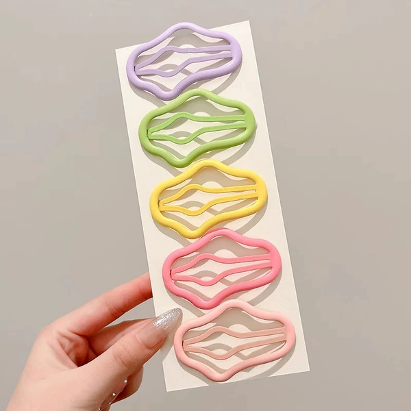 71#Candy -colored matte cloud 5 pieces