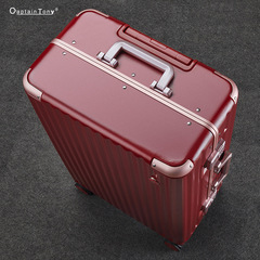 Wholesale support from the manufacturer, one-piece dropshipping 20-inch travel carry-on suitcase 24-inch 26-inch red wedding luggage