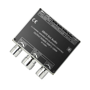 XY-E100H2.1 channel Bluetooth audio amplifier board module high and low tone weight subwoofer TPA3116