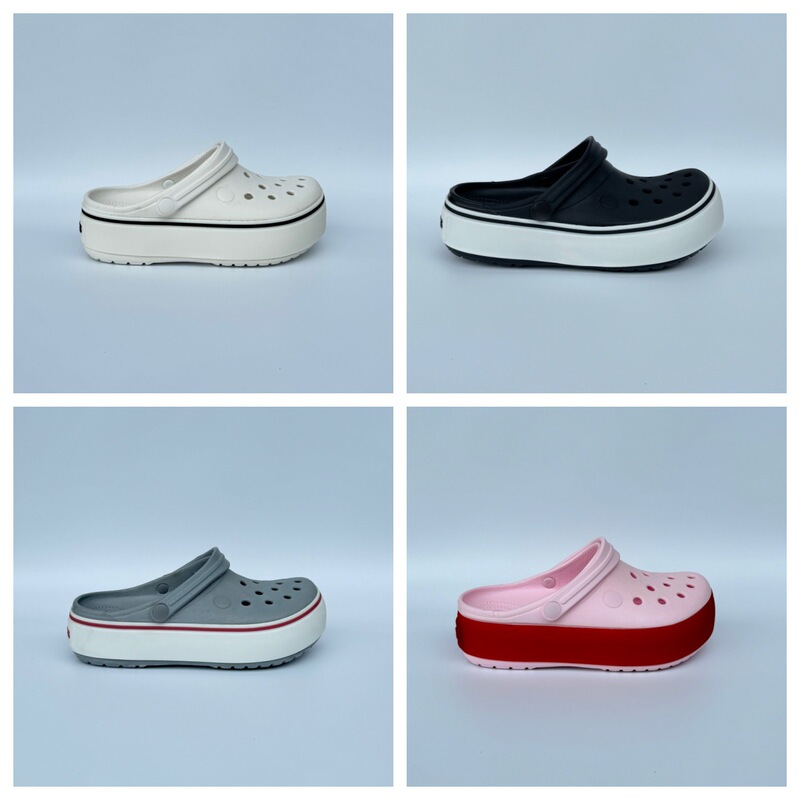 Cros New Thick-Soled Crocs Eva Anti-Odor Material Lightweight and Comfortable Beach Shoes Garden Shoes Wholesale