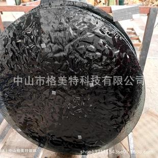 Gray Hot Melt Craft Glass Custom Supply Hot Melt Tempered Screen Hot Melt Wire Screen Pattern Water Pattern Texture