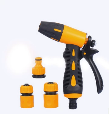 SNJUE multifunctional plastic car wash High pressure car wash water gun - rhubarb-peak-water-gun-4-piece-set-opp-bag