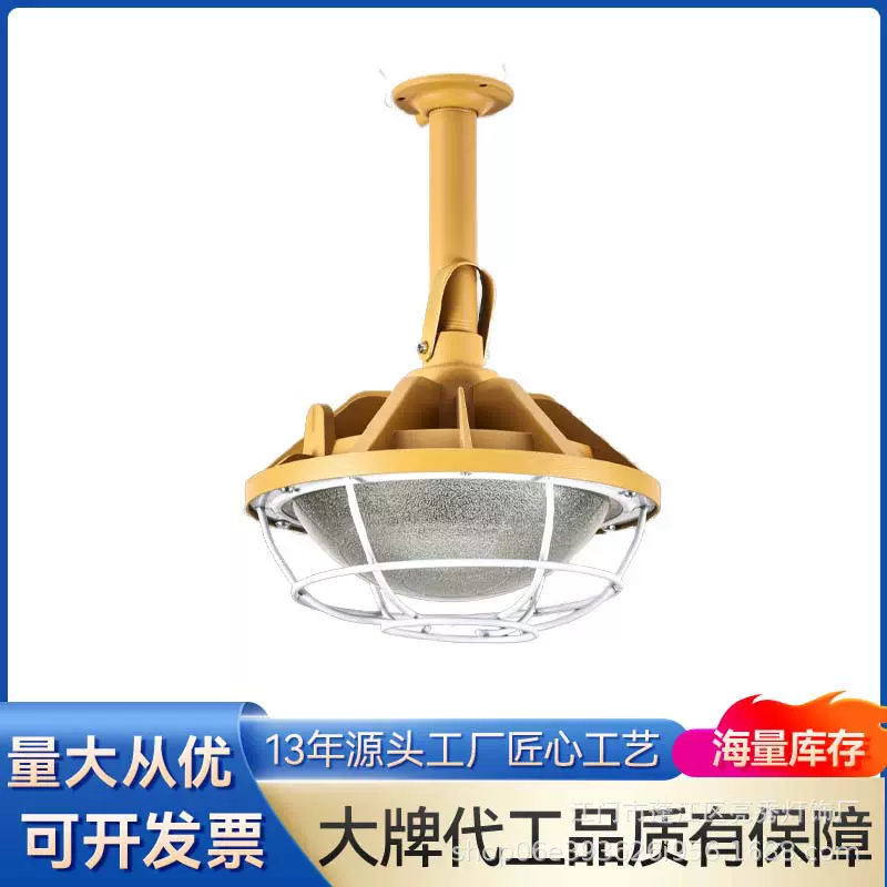 LED防爆灯隔爆灯防水防潮灯防爆车间仓库三防照明灯100W地雷灯