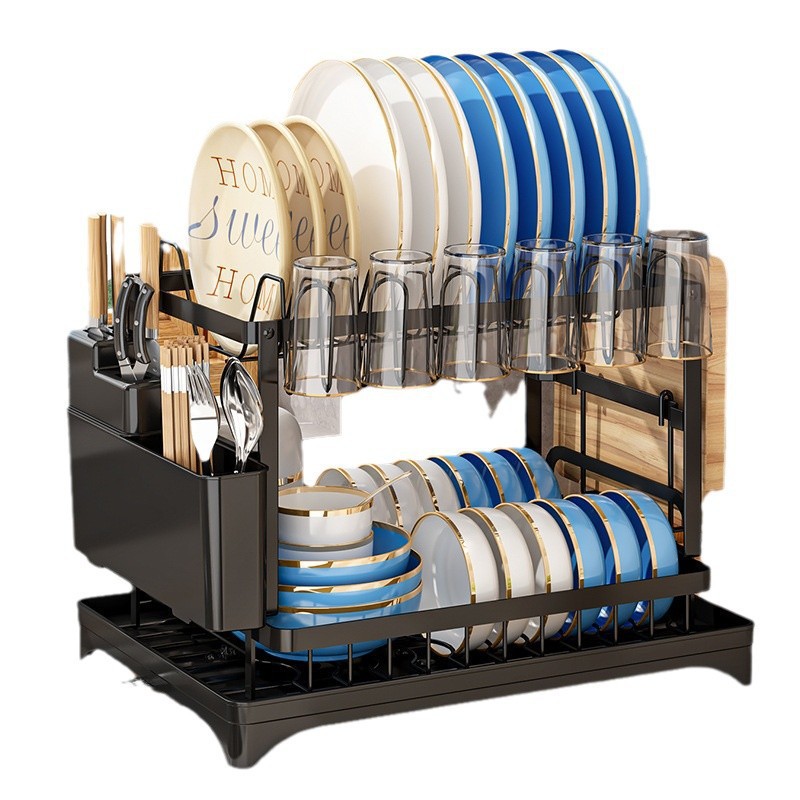 Estantes de cocina, platos multifuncionales, estantes de almacenamiento de platos, cajas de almacenamiento de vajilla, armarios, portavasos, estantes para platos, estantes de drenaje