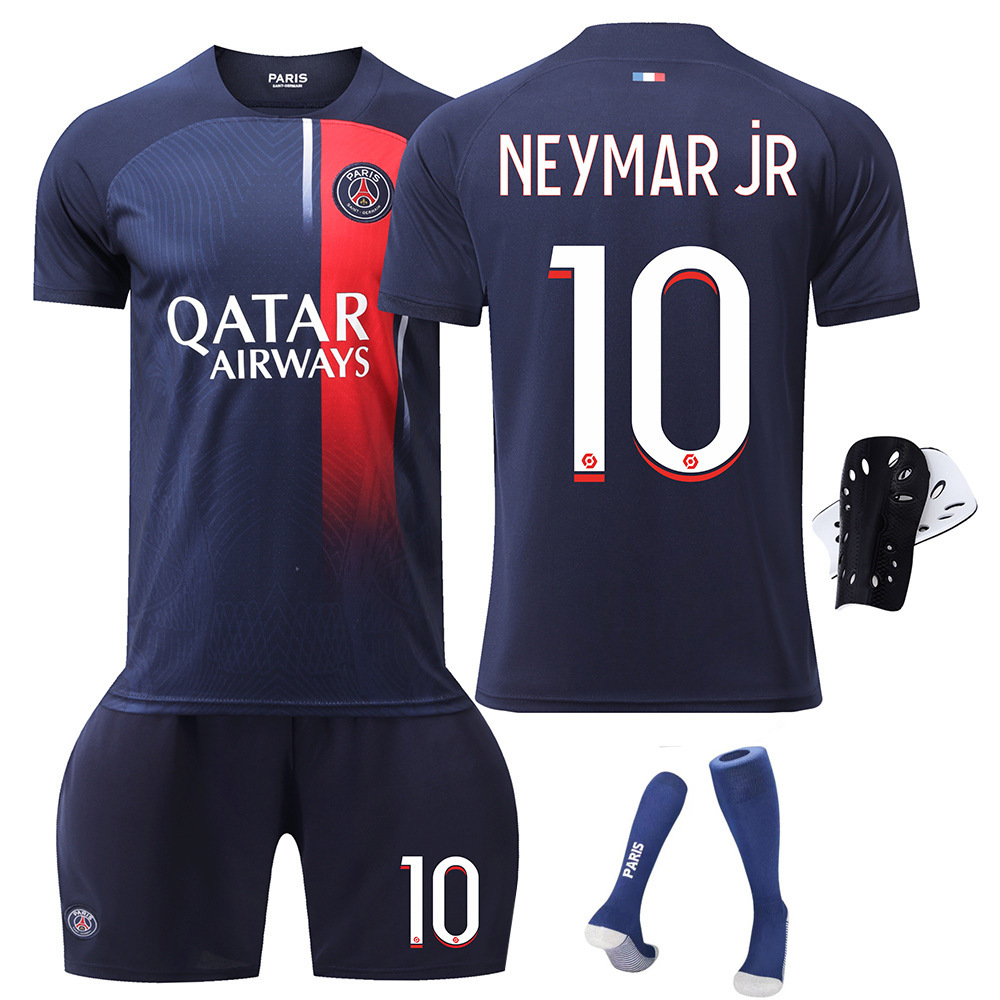 Paris Saint-Germain uniforme de fútbol 23 niños bola uniforme N ° 30 nemalm bapei Li gangren bola ropa grupo compra