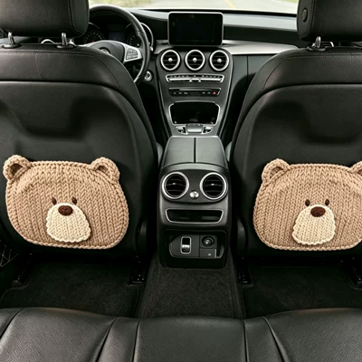 Bear Design, Children's Anti-Dirt Protective – Chair back anti-kick pad