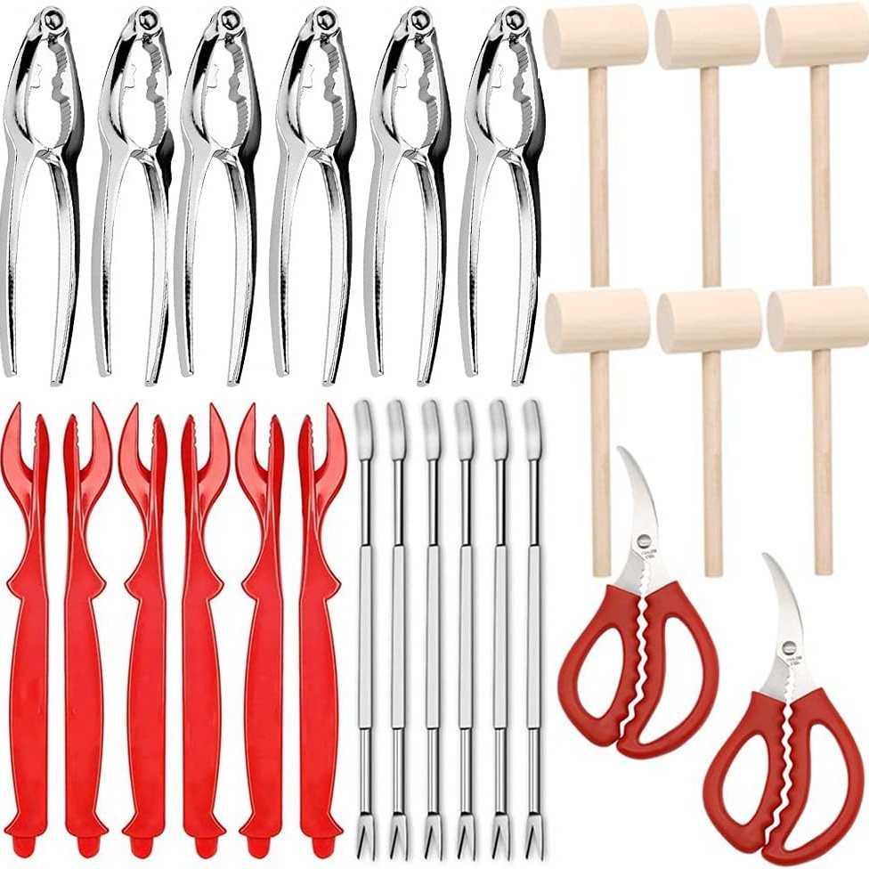 Seafood Eating Tool Set, Seafood Needle, Crab Needle, Lobster Seafood Shell Opener, Shrimp and Crab Shell Opener, Walnut Clip Wholesale