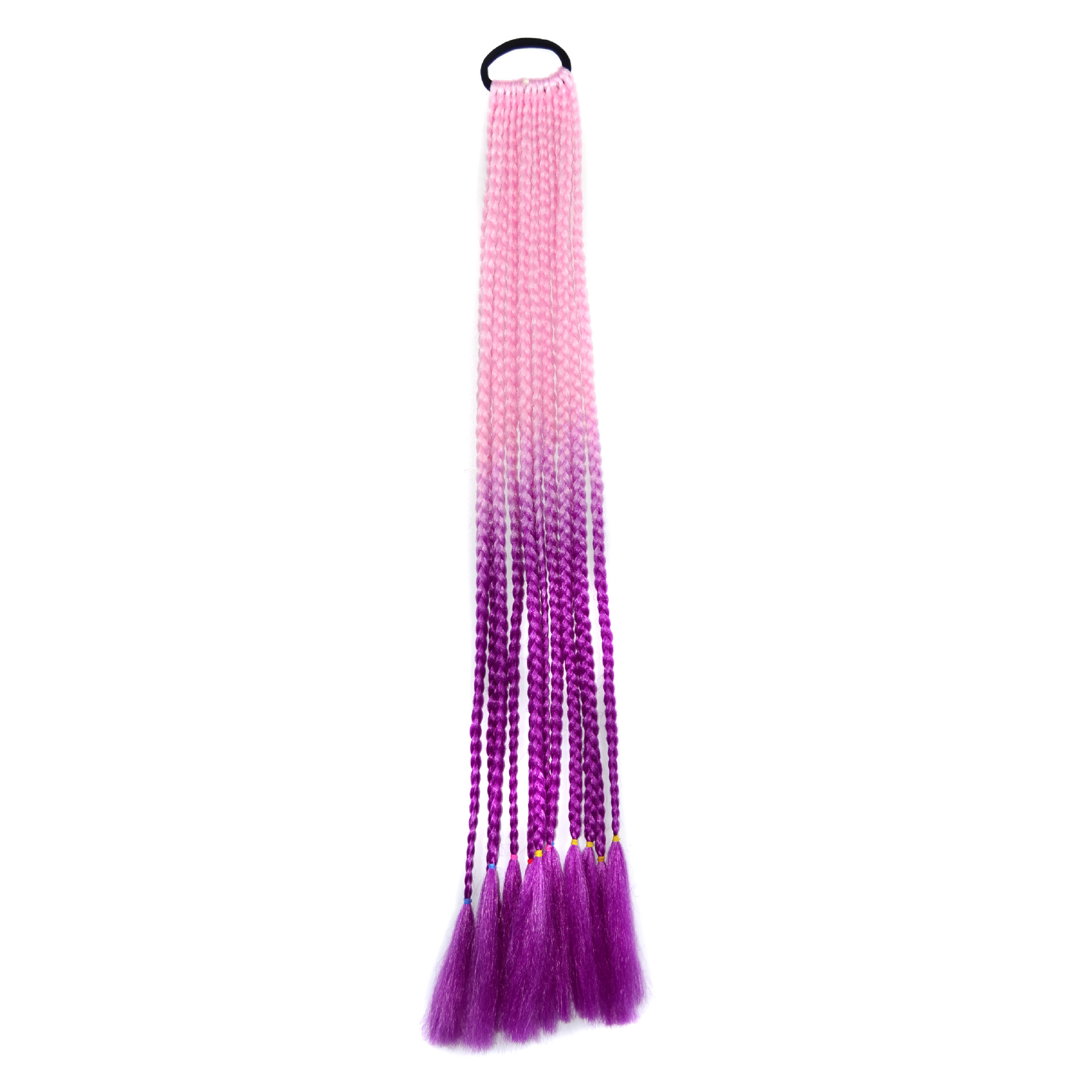 Trenza sucia Cola de Caballo color trenza Cola de Caballo anillo de pelo pequeña trenza color Cola de Caballo trenza sucia Cola de Caballo personalidad tocado